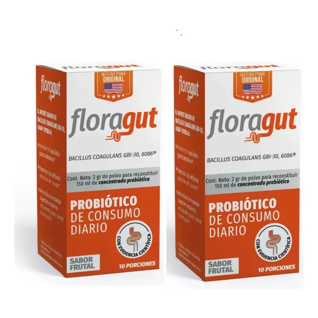 Floragut Probiotico Mas Estable Y Potente Pack X2