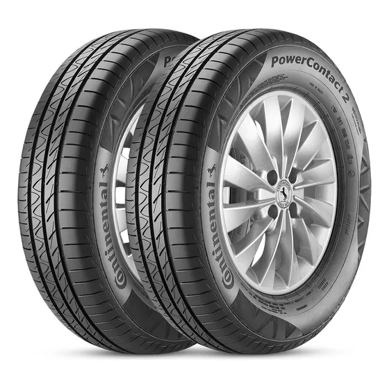 2 Pneus Aro 14 175/70r14 84t Powercontact 2 Original Strada