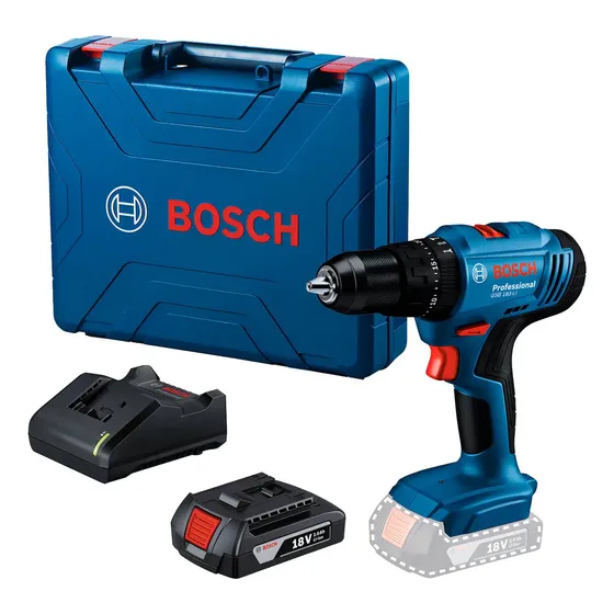 Furadeira Parafusadeira Impacto Gsb 183-li 1 Bateria Bosch Cor Azul Frequência 50/60hz