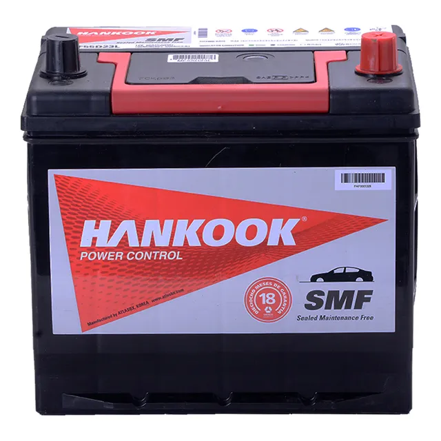 Batería De Auto Hankook Mf55d23l 60ah 550cca