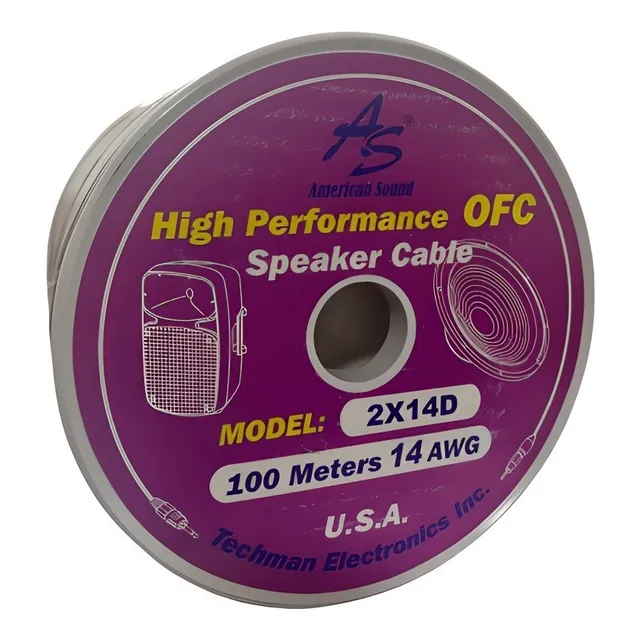 Cable Para Cornetas 2x14 American Sound 2 Metros