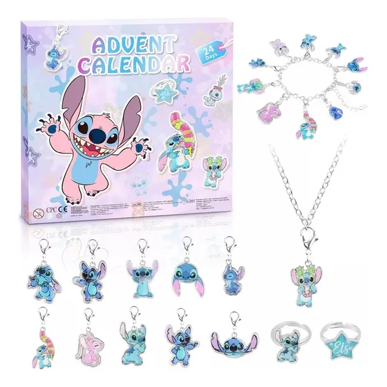Calendario De Adviento De Navidad De 24 Días De Stitch .