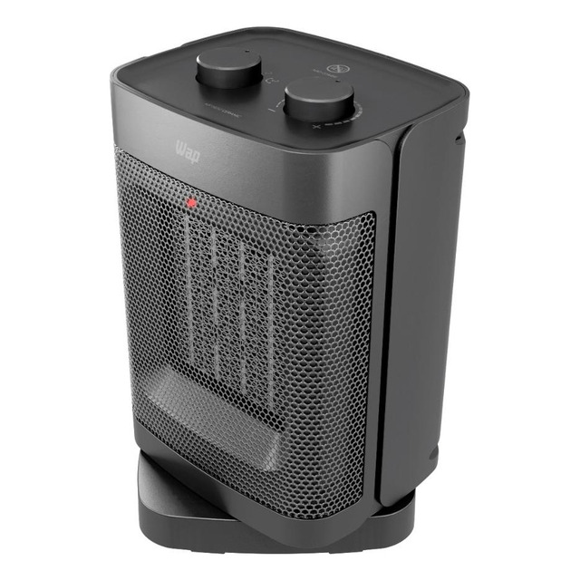 Aquecedor Portátil Wap Air Heat Ceramic Elétrico 3 Em 1 Cor Preto