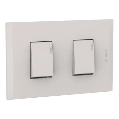 Interruptor Unipolar Doble 10a-250v Arena C/ Placa Arena
