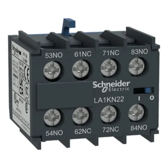 Bloque de contactos auxiliares frontales 2na+2nc Contactor Schneider Electric LA1KN22