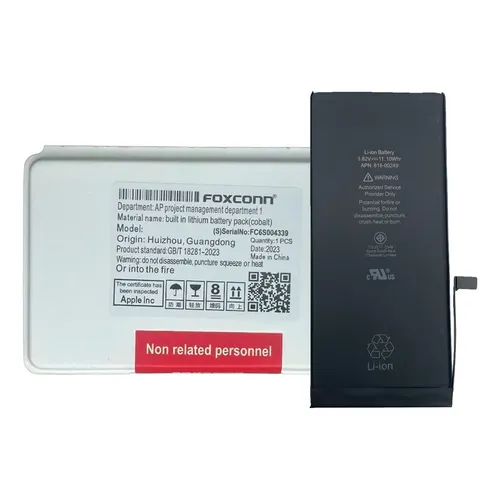 Bateria 3200mAh iPhone 14 Pro Foxconn Íon de Lítio Modelos A2650