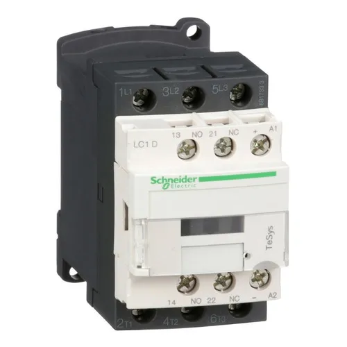 Contactor Trifasico Schneider Lc1d18bd 24vcc 3x18a 3na 7,5kw