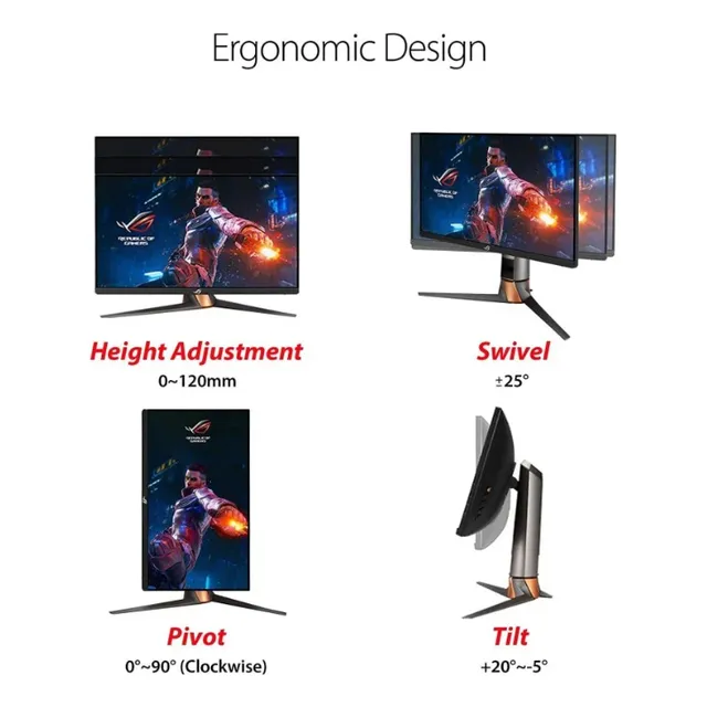 Monitor Gamer Asus Rog Swift Led Negro 360 Hz