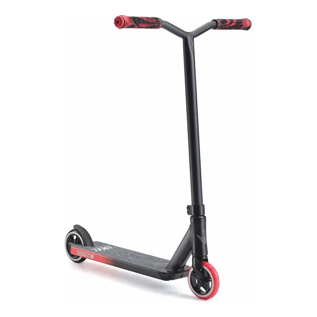 Patineta Completa Color Negro Rojo