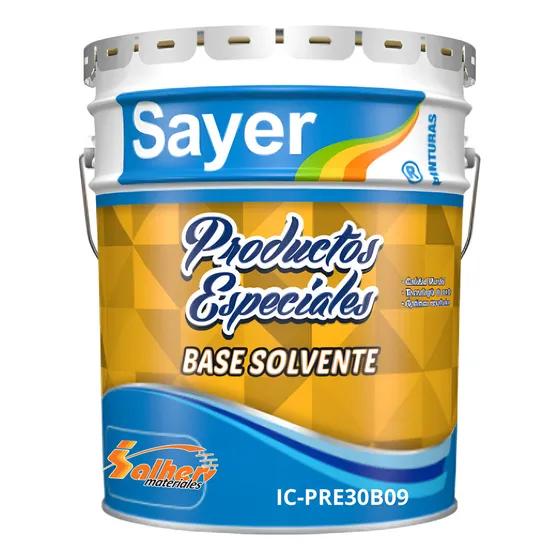 Sayer recubrimientoo altas temperaturas tipo B 260-560°c 19 lt acabado brillante color aluminio