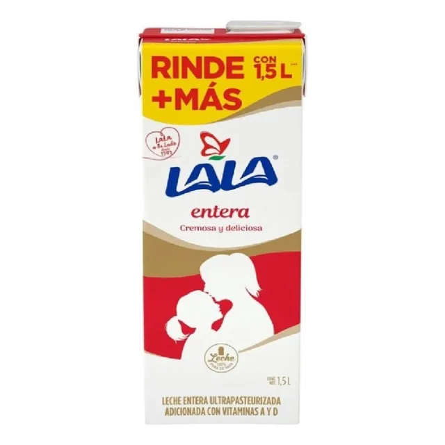 Leche UHT Lala Entera 1.5 L