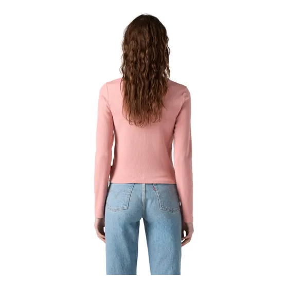 Polo Mujer Muse Ls Tee Rosado Levis A8783-0013
