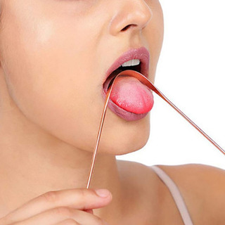 Limpiador De Lengua Raspador De Cobre Puro 100% Ayurveda Limpiador De Lengua Raspador De Cobre Puro 100% Ayurveda
