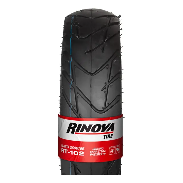 Llanta Scooter  90/90-10 Rt-102 Con Camara  55j Rinova 
