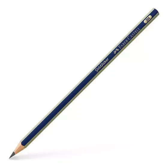 Lápiz Negro Grafito Goldfaber X 2 Unidades Graduaciones 