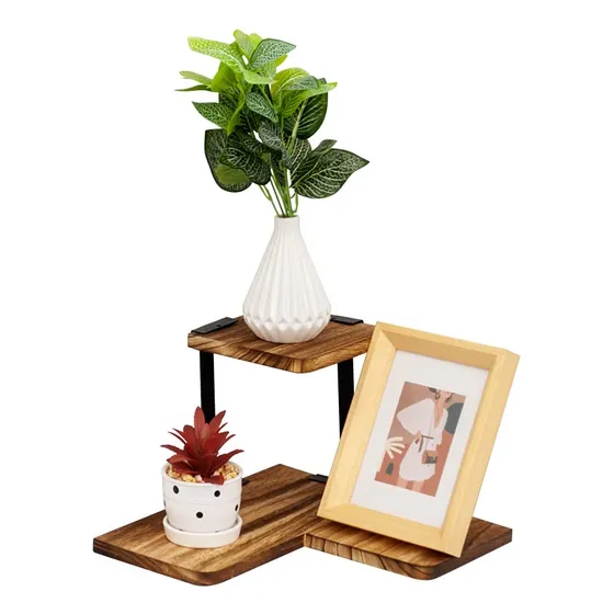 Estante Esquinero Flor Coral Para Decoracion Oficina Casa