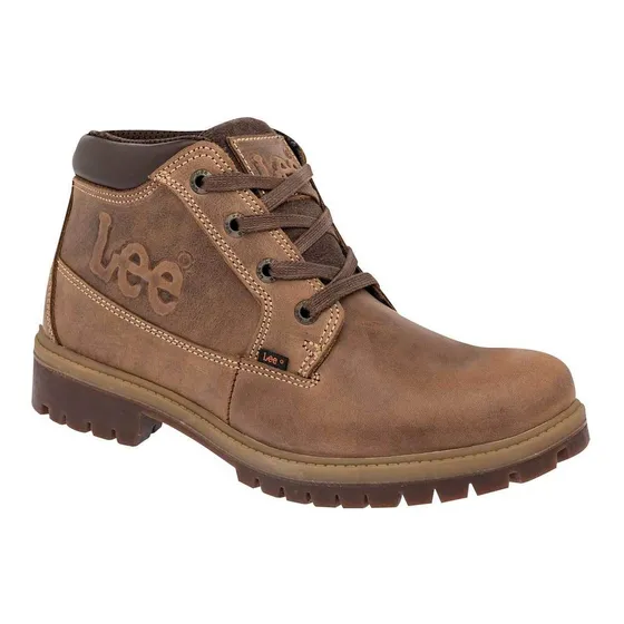 Botin Urbano  Lee 1286 Color Camel Para Hombre Tx6