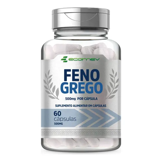 Feno Grego Formula Pura 500mg 60 Cápsulas - Ecomev