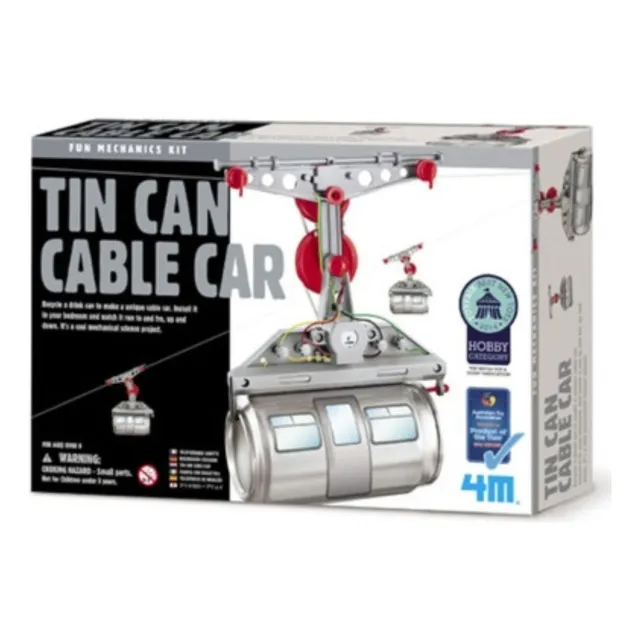 4m Kit Reciclado Robot Cablecarril Lata Ingenio Cresko Fm358