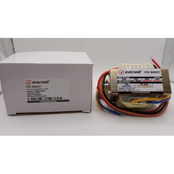 Transformador 120/240 24v-40va Aire Acondicionado Everwell
