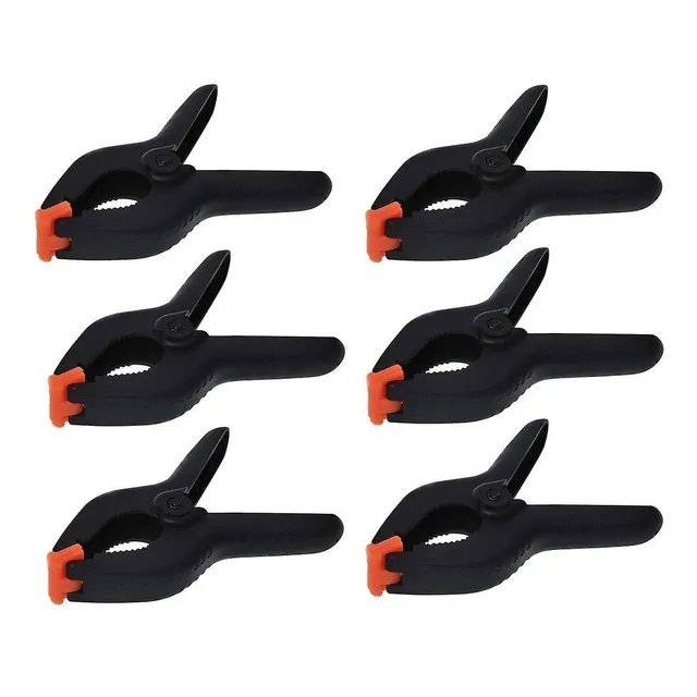 Set De 6 Pinzas Plasticas Tipo Morza 5cm 2  X6