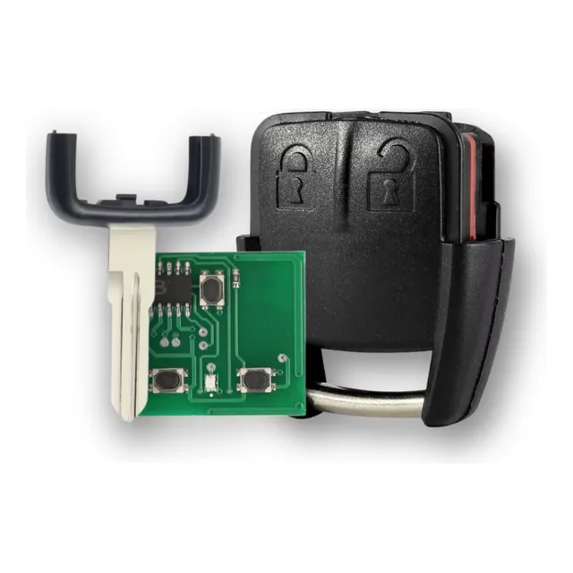 Chave Corsa Completa Com Chip E Telecomando - 2 Botões
