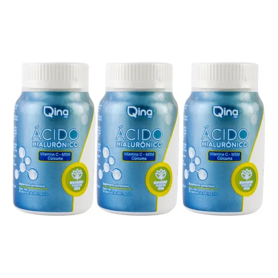 3 Acido Hialuronico Qina Ntl 30 Comprimidos 850 Mg Rmflex