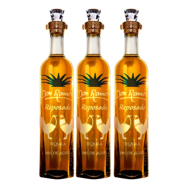 Pack De 3 Tequila Rep.100% Don Ramon Punta Diamante 750ml