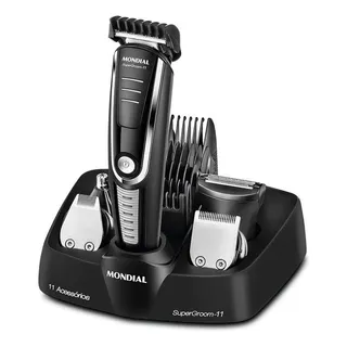 Aparador De Pelos Body Groom Bg-05 Preto Mondial 127/220v Aparador De Pelos Body Groom Bg-05 Preto Mondial 127/220v