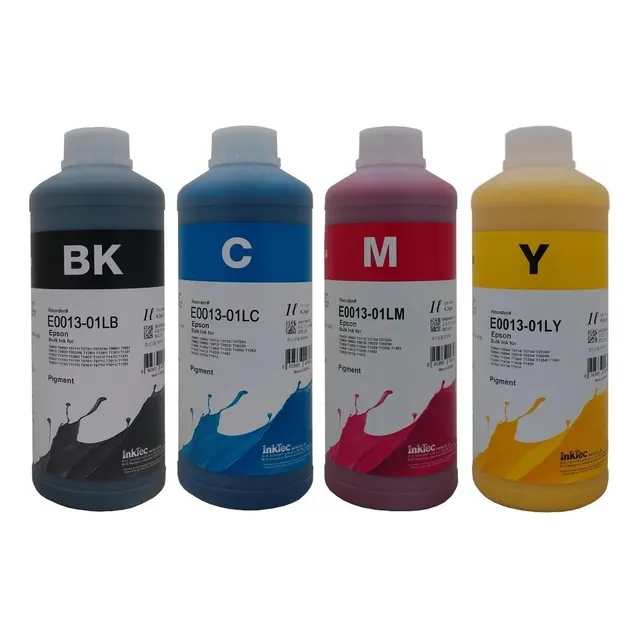 Kit 4 Litros Tintas Inktec Durabrite Compatible Para Ep