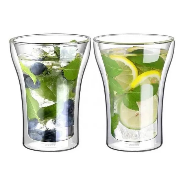 Vaso Doble Vidrio De 240ml Copa