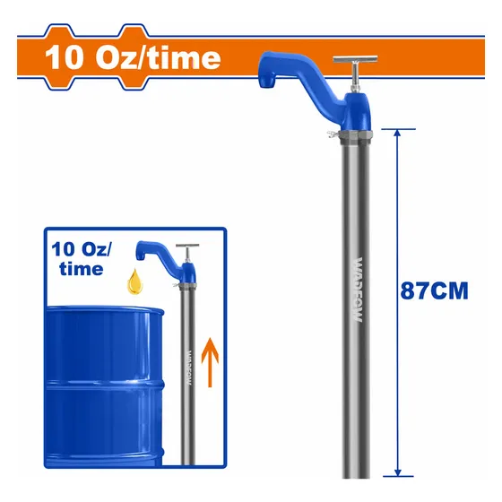 Bomba De Aceite Manual 10l 87cm Wadfow
