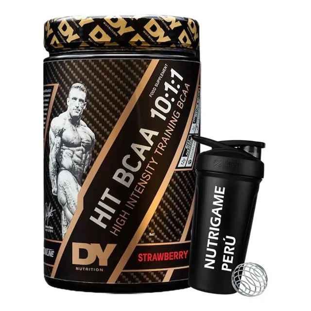Hit Bcaa 10:1:1 Dy Nutrition 1.2 Kg Citrulina + Beta Alanina Sabor Strawberry