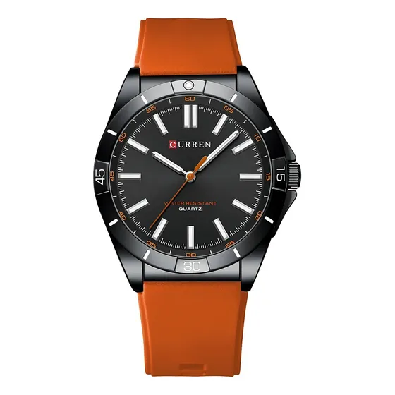 Reloj Para Hombre Curren 8449 Kred8806 Naranja
