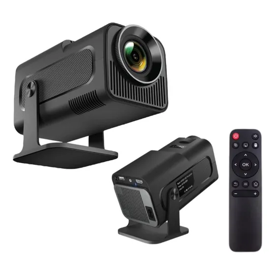 Projetor Maxnova CPU H713 Mini Smart Tv Wifi6 4k 390 Ansi Android 11 Cor Preto 127/220v