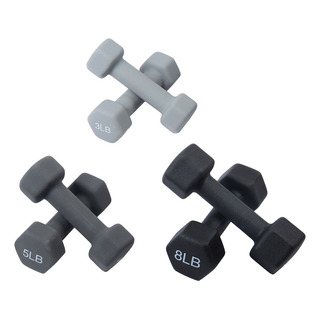 Set 6 Mancuernas Hexagonales Neopreno 3, 5 Y 8 Lb Rack Pesas Set 6 Mancuernas Hexagonales Neopreno 3, 5 Y 8 Lb Rack Pesas