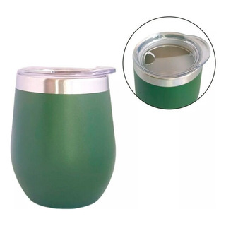 Vaso De Copa Aislada Tapa Hecho De Material Acero Inoxidable Vaso De Copa Aislada Tapa Hecho De Material Acero Inoxidable