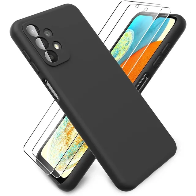 Carcasa Silicona Para Samsung Todos + Lamina Completa