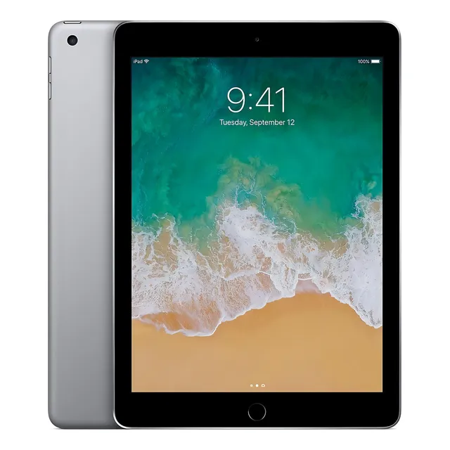 iPad 5th generation 2017 A1823 9.7" con red móvil 32GB space gray 2GB de memoria RAM - Excelente (Reacondicionado)