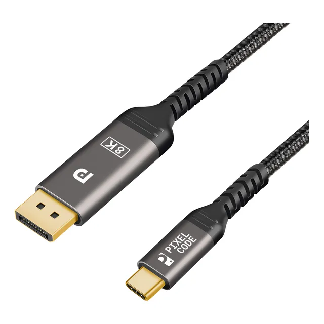 Cable Usb C A Displayport 4k 2k 1080p  1,2 Metros