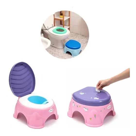 Pelela Love 3 En 1 Adaptador, Escalon Y Reductor Color Rosa Liso