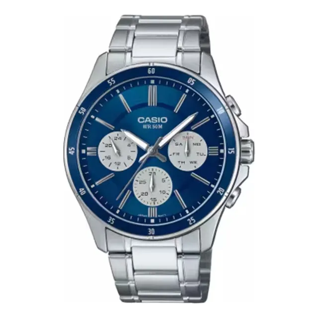 Reloj Pulsera Casio De Acero Sumergible / Elegante  