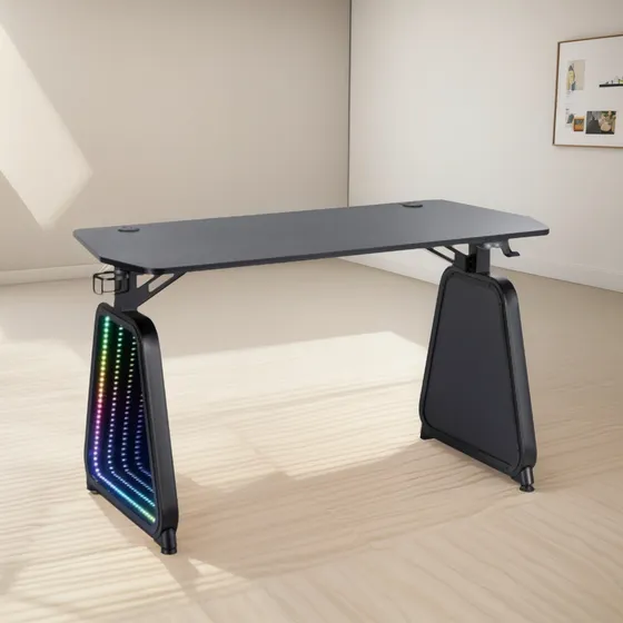 Escritorio Gamer Rgb Brateck Con Espejos
