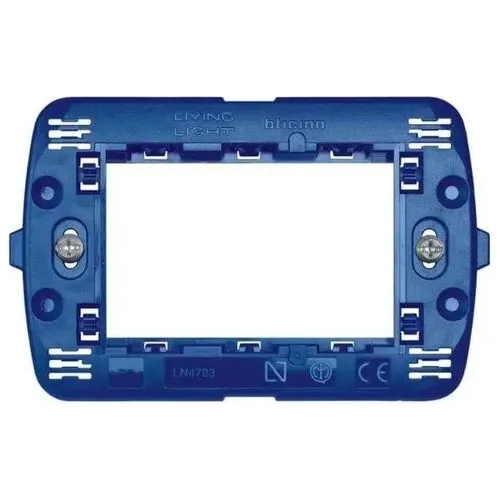 Suporte P/ Placa 4x2 3 Módulos Bticino Living Light Sln4703m
