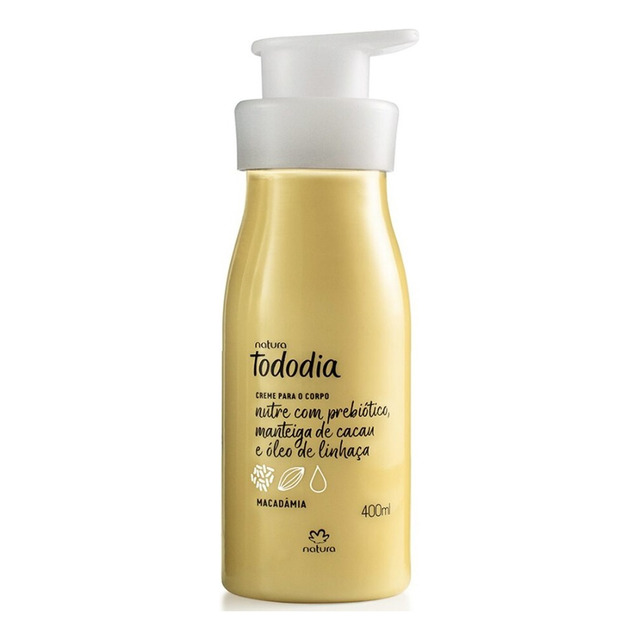 Creme Hidratante Natura Tododia Macadâmia 400ml Cada Creme Hidratante Natura Tododia Macadâmia 400ml Cada
