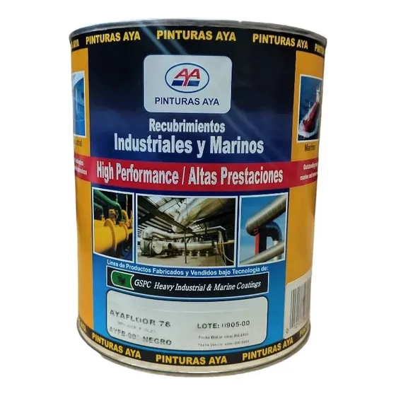 Pintura Resanador Grietas Calles Negro Ayafloor 78 Galon Aya