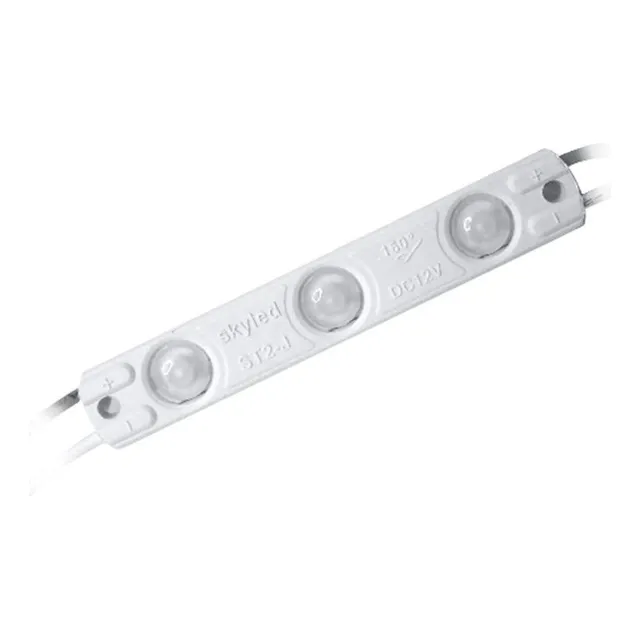 60 Modulos Led Verde 3 Diodos Alto Brillo Ip65
