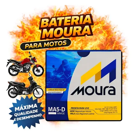 Moura Moto Titan/fan/biz/bros/fazer/xre/crf/pcx 125 150 160