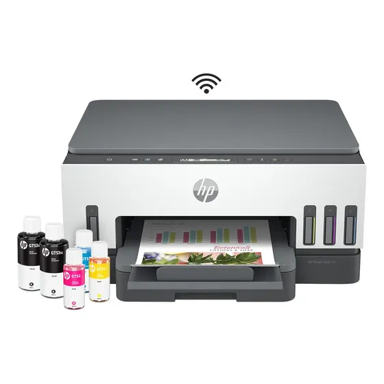 Impresora Multifuncional HP Smart Tank 720 Tinta Continua Color Wi-Fi Smart App Dúplex
