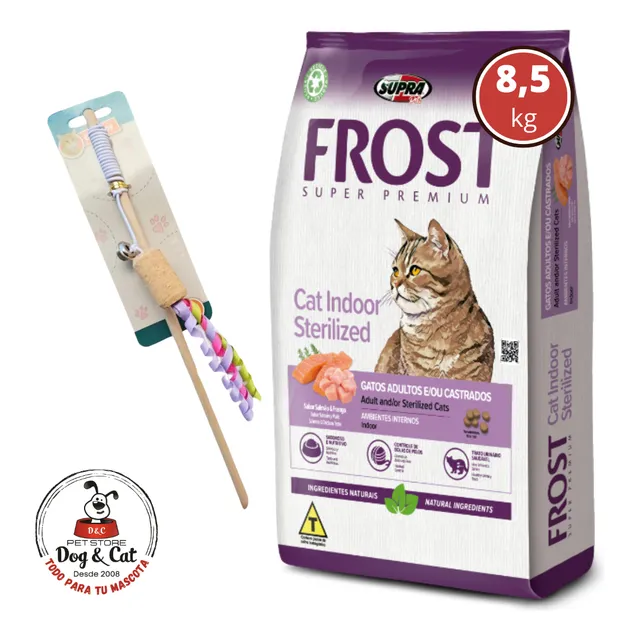 Alimento Para Gatos Frost Cat Indoor 7.5kg + 1kg + Regalos!